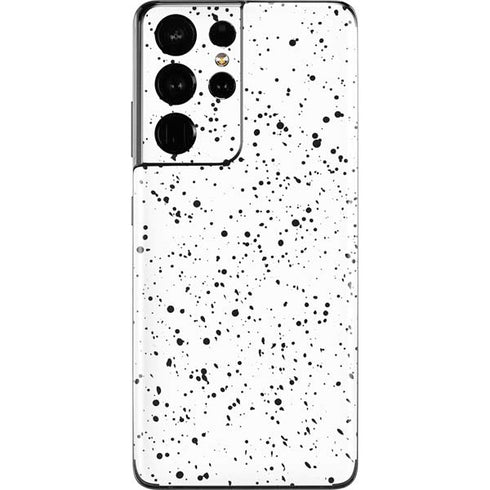 White Speckle Galaxy S21 Ultra 5G Skin